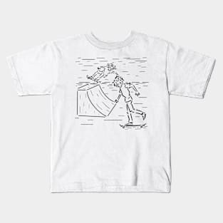 Skater Lines #2 Kids T-Shirt